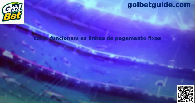 Linhas de pagamento fixas em slots online