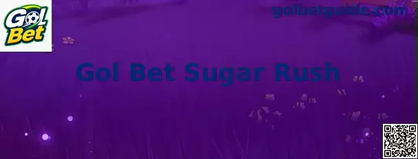 Interface demonstrativa do Gol Bet Sugar Rush com grade de doces