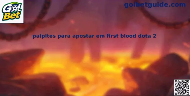 Palpites First Blood Dota 2