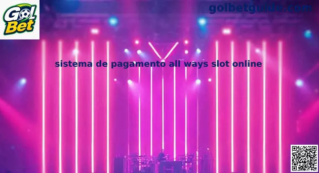 Sistema de pagamento all ways slot online