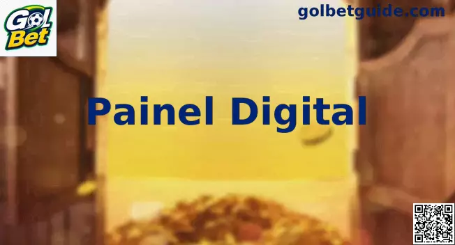Exemplo visual de um Painel Digital com saldo, odds, histórico, jogos, bônus e controles de conta