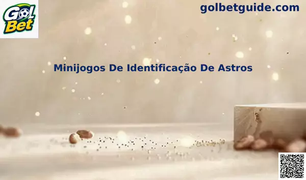 Minijogos de identificação de astros
