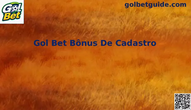 Gol Bet Bônus De Cadastro