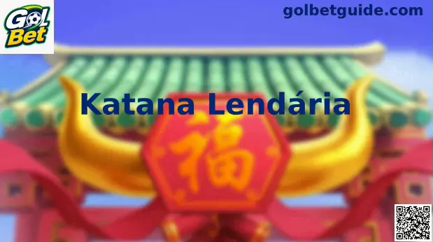 Katana Lendária - item lendário em jogo